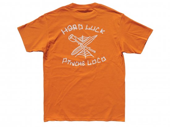 Hard Luck x Pinche  Loco Original  Collab T-Shirt  ORANGE  