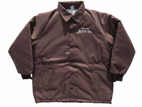 ACERS INC.   OG Logo Oxford Quilt  Lined  Windbreaker JKT  BROWN 