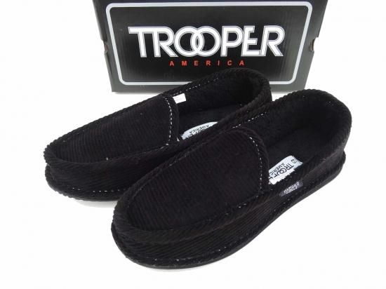 TROOPER SHOES AMERICA HOUSE SHOES ϥ塼 Fur-Black ֥å Faux Fur եåե