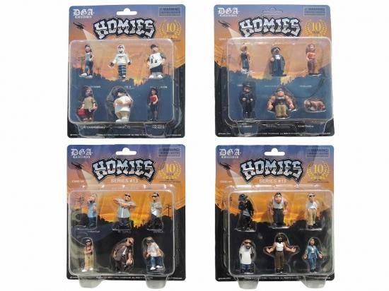 HOMIES SERIES 13 - BLISTER CARDS SET OF 24 FIGURES 