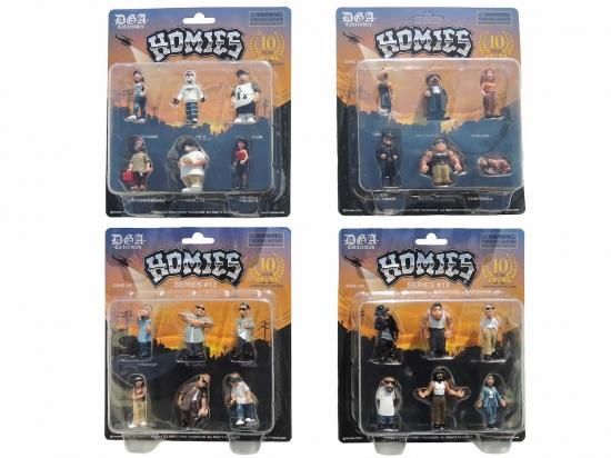 HOMIES SERIES 13 - BLISTER CARDS SET OF 24 FIGURES 