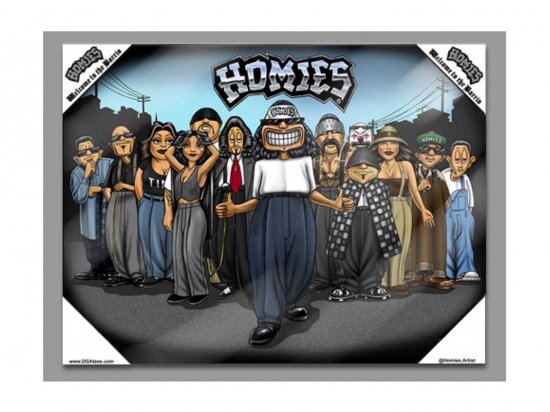 HOMIES - Homies Group - Small Canvas Art - 12