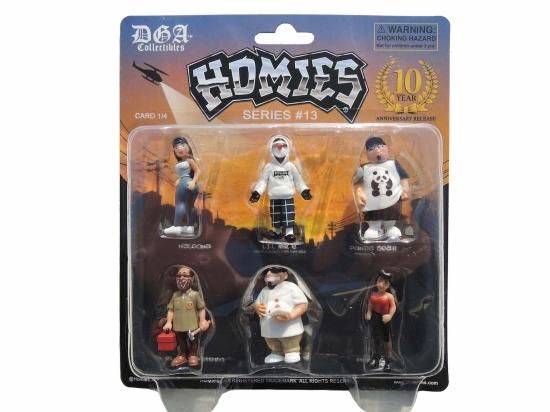 HOMIES SERIES 13 - BLISTER CARDS SET FIGURES  1/4