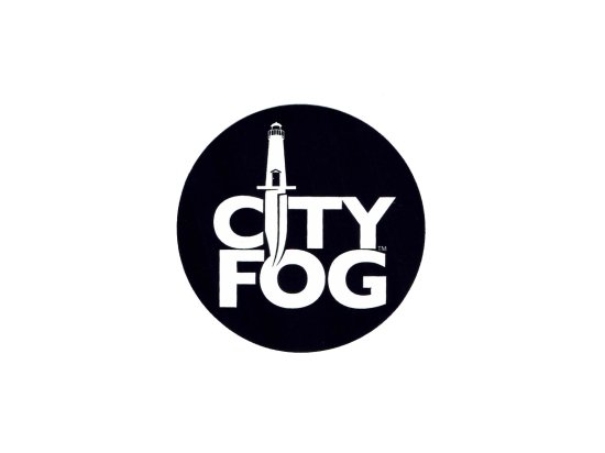CITY FOG シティフォグ　CF BOLD Circle Sticker 