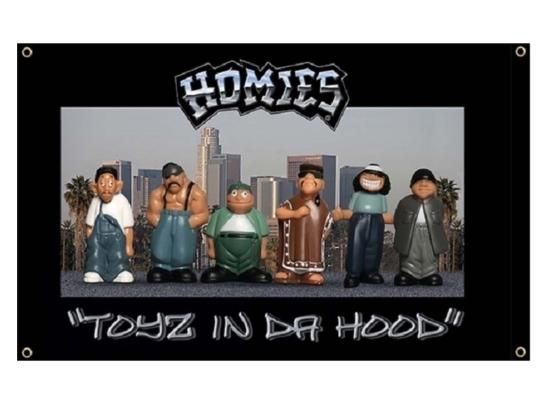 HOMIES 3' X 5' - FLAG / BANNER - HOMIES - 