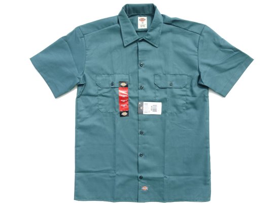 <img class='new_mark_img1' src='https://img.shop-pro.jp/img/new/icons15.gif' style='border:none;display:inline;margin:0px;padding:0px;width:auto;' />DICKIES #1574 SHORT SLEEVE WORK SHIRT 半袖ワークシャツ LN / Lincoln green リンカーングリーン