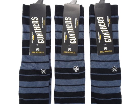 GUNTHERS 󥿡 ORIGINAL Charlie Brown Socks BLACK X GREY