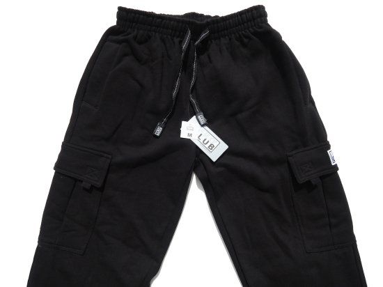 PRO CLUB ץ  FLEECE CARGO L/PANTS åȥѥ BLACK