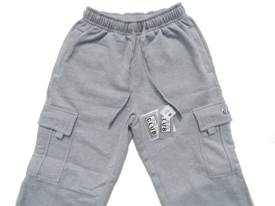 PRO CLUB ץ  FLEECE CARGO L/PANTS åȥѥ HEATHER GREY