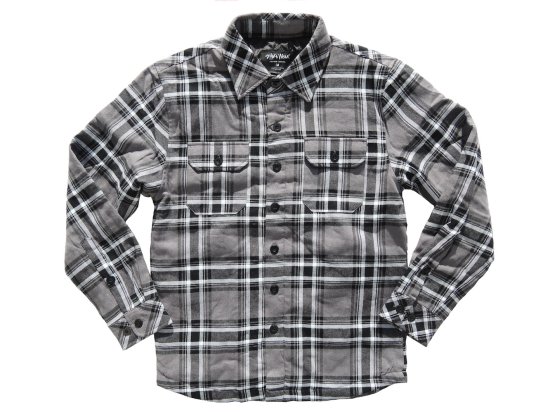 SHAKA WEAR  PLAID  JACKET  㥫 ƥ󥰥եͥ륷ĥ㥱å #GREY