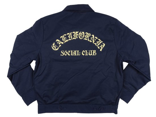 CALIFORNIA SOCIAL CLUB    UNIDOS   Insulated Mechanic Jacket Navy x Khaki