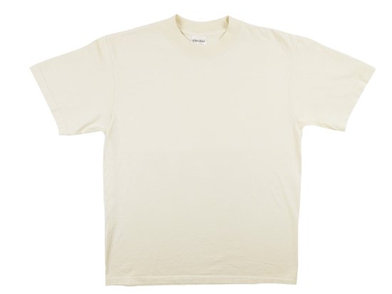 SHAKA WEAR  7.5oz Max Heavyweight Garment Dye T-shirt ガーメントダイTシャツ Cream