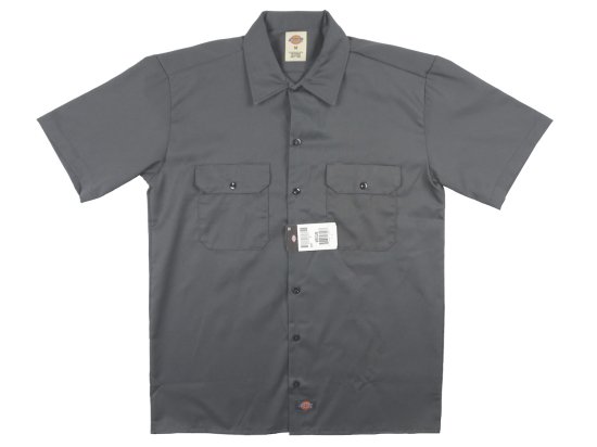 DICKIES #1574 SHORT SLEEVE WORK SHIRT 半袖ワークシャツ CH / Charcoal Grey チャコールグレー
