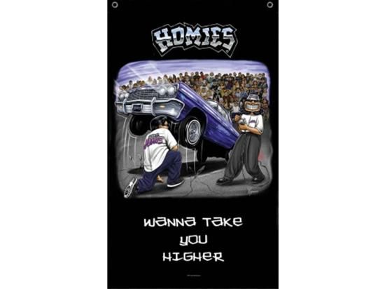 HOMIES 3' X 5' - FLAG / BANNER - HOMIES - 