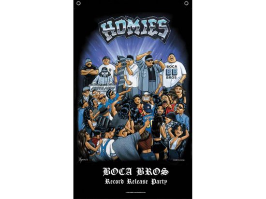 HOMIES 3' X 5' - FLAG / BANNER - HOMIES - 