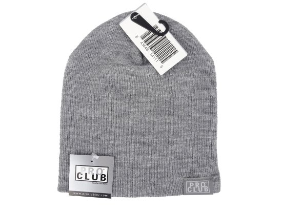 <img class='new_mark_img1' src='https://img.shop-pro.jp/img/new/icons8.gif' style='border:none;display:inline;margin:0px;padding:0px;width:auto;' />PRO CLUB SHORT BEANIE H.GRAY