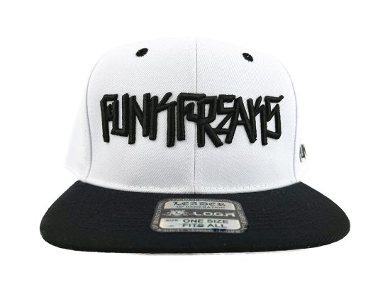 FUNK FREAKS ե󥯥ե꡼  PLACASSO Snapback ʥåץХå CAP WHITE x BLACK