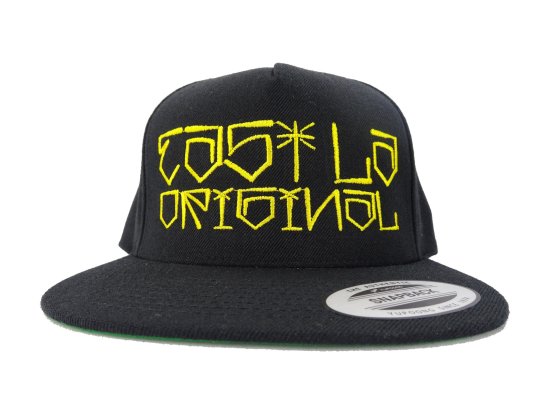<img class='new_mark_img1' src='https://img.shop-pro.jp/img/new/icons8.gif' style='border:none;display:inline;margin:0px;padding:0px;width:auto;' />EAST LA ORIGINAL  Snapback Hats by Sounds of music  Black x Gold