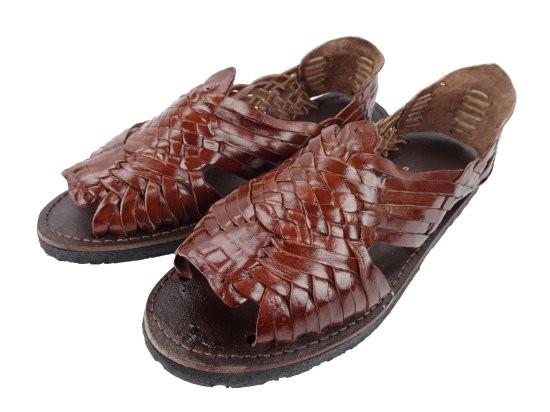 <img class='new_mark_img1' src='https://img.shop-pro.jp/img/new/icons8.gif' style='border:none;display:inline;margin:0px;padding:0px;width:auto;' />Huarache Mexican Leather Sandal Dark Brown