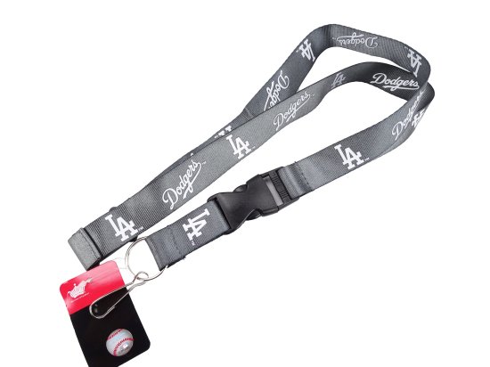 Los Angeles Dodgers  Lanyard 󥼥륹 ɥ㡼 䡼ɡGrey