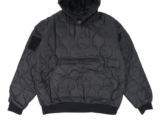 <img class='new_mark_img1' src='https://img.shop-pro.jp/img/new/icons8.gif' style='border:none;display:inline;margin:0px;padding:0px;width:auto;' />Rothco ロスコ Quilted Woobie Hooded Sweatshirt  キルティングフーディー Black