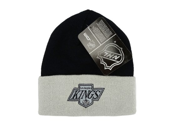 NHL Los Angeles Kings Cuff Knit Beanie Black x Grey 