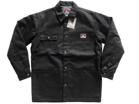 BEN DAVIS ٥ǥ Original Style Front Snap Jacket #394 Black