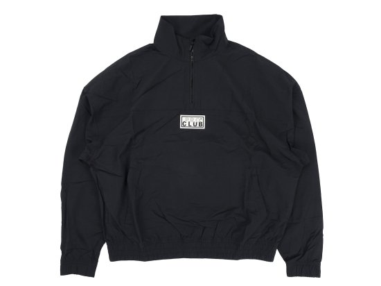 PRO CLUB ץ  HALF ZIP TRACK JACKET BLACK