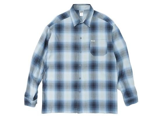 <img class='new_mark_img1' src='https://img.shop-pro.jp/img/new/icons8.gif' style='border:none;display:inline;margin:0px;padding:0px;width:auto;' />CalTop ȥåסLong Sleeve Flannel Shirt եͥ륷 SKY BLUE & GRAY