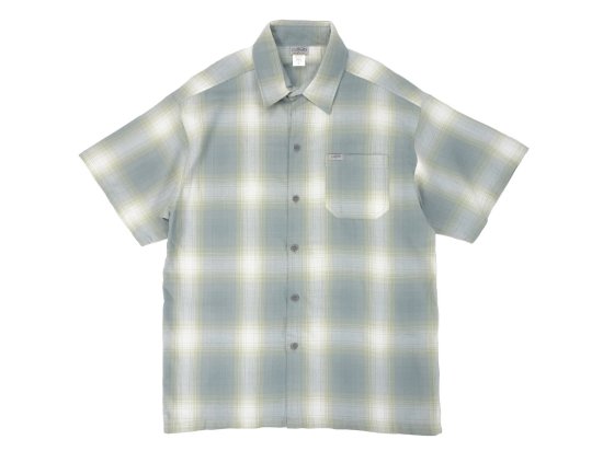 CalTop ȥå Short Sleeve Flannel Shirt եͥ륷 NEW GRAY