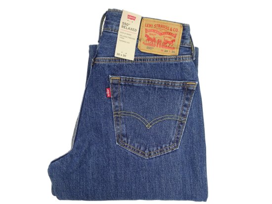 LEVI'S 550 ꡼Х Relaxed Fit Jeans Dark Stonewash åեå ȡ󥦥å塡L30 Non-stretch