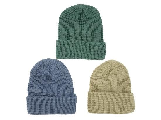 <img class='new_mark_img1' src='https://img.shop-pro.jp/img/new/icons8.gif' style='border:none;display:inline;margin:0px;padding:0px;width:auto;' />BEANIIEZ  LEERY WAFFLE ACRYLIC BEANIE åեӡˡ COLOR B