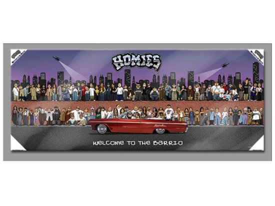<img class='new_mark_img1' src='https://img.shop-pro.jp/img/new/icons8.gif' style='border:none;display:inline;margin:0px;padding:0px;width:auto;' />HOMIES - Homies Wall -Big Canvas Art - 16