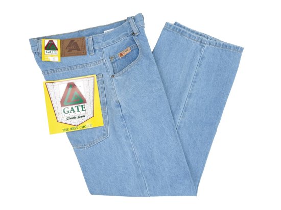 <img class='new_mark_img1' src='https://img.shop-pro.jp/img/new/icons8.gif' style='border:none;display:inline;margin:0px;padding:0px;width:auto;' />LA GATE CLASSIC JEANS #KN618 Light Blue
