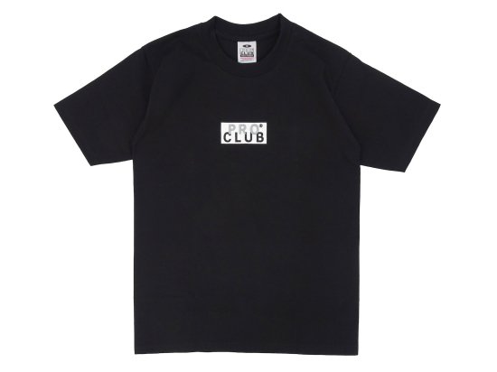 <img class='new_mark_img1' src='https://img.shop-pro.jp/img/new/icons8.gif' style='border:none;display:inline;margin:0px;padding:0px;width:auto;' />PRO CLUB Men's Heavyweight S/S Embroidered Box Logo Black*