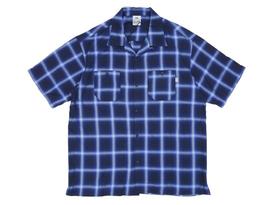 <img class='new_mark_img1' src='https://img.shop-pro.jp/img/new/icons8.gif' style='border:none;display:inline;margin:0px;padding:0px;width:auto;' />PRO CLUB ץ OMBRE CHECKER SS SHIRT NAVY