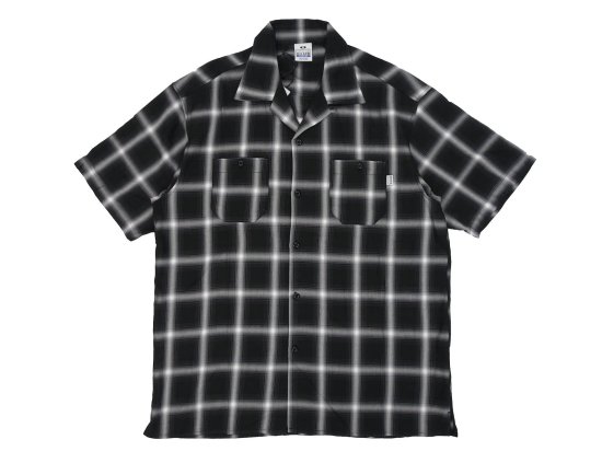 <img class='new_mark_img1' src='https://img.shop-pro.jp/img/new/icons8.gif' style='border:none;display:inline;margin:0px;padding:0px;width:auto;' />PRO CLUB ץ OMBRE CHECKER SS SHIRT BLACK