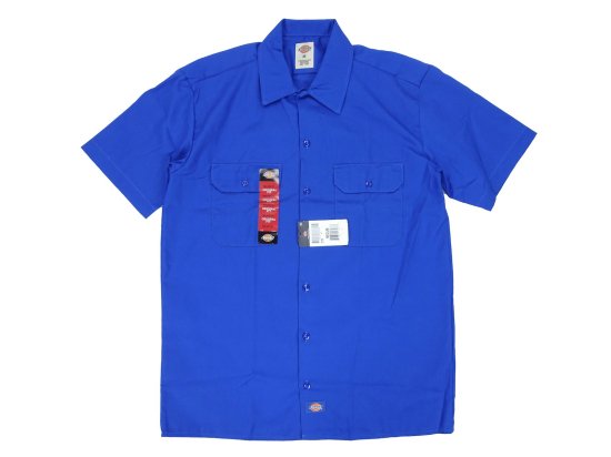 <img class='new_mark_img1' src='https://img.shop-pro.jp/img/new/icons8.gif' style='border:none;display:inline;margin:0px;padding:0px;width:auto;' />DICKIES #1574 SHORT SLEEVE WORK SHIRT Ⱦµ RB / Royal Blue ֥롼