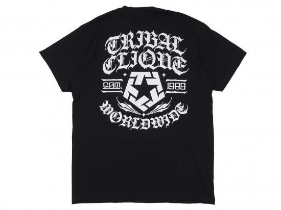 TRIBAL STREETWEAR ȥ饤Х ȥ꡼ȥ S/S T-SHIRT BLOVED ROCKERS BLACK