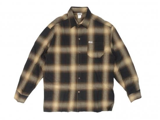 CalTop ȥåסLong Sleeve Flannel Shirt եͥ륷 BROWN&KHAKI