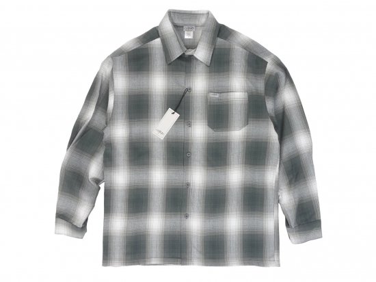 <img class='new_mark_img1' src='https://img.shop-pro.jp/img/new/icons8.gif' style='border:none;display:inline;margin:0px;padding:0px;width:auto;' />CalTop ȥåסLong Sleeve Flannel Shirt եͥ륷 Pewter G