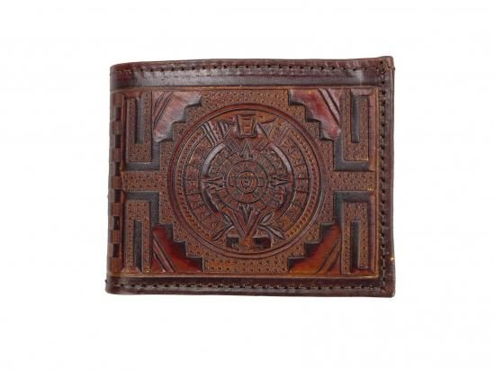 LEATHER  WALLET Antique Finished Billfold 