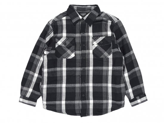 <img class='new_mark_img1' src='https://img.shop-pro.jp/img/new/icons8.gif' style='border:none;display:inline;margin:0px;padding:0px;width:auto;' />LA GATE FLANNEL JACKET եͥ ƥ󥰥ĥ㥱å #Black/White