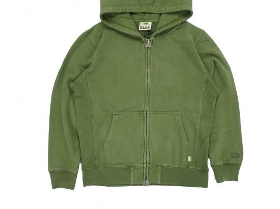 PRO CLUB ץ  Heavyweight Vintage Wash Zip Hoodie Olive