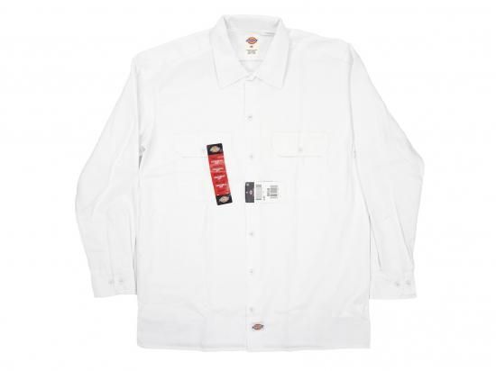 DICKIES #574 LONG SLEEVE WORK SHIRT Ĺµ WHITE ۥ磻