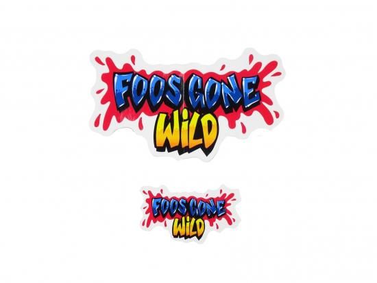 FOOS GONE WILD LOGO DIE CUT STICKER  FGWƥå 