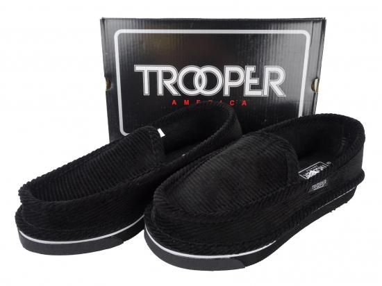 TROOPER SHOES AMERICA CORDUROY ǥ  STREET STYLE ȥ꡼ȥ BLACK KK-003R