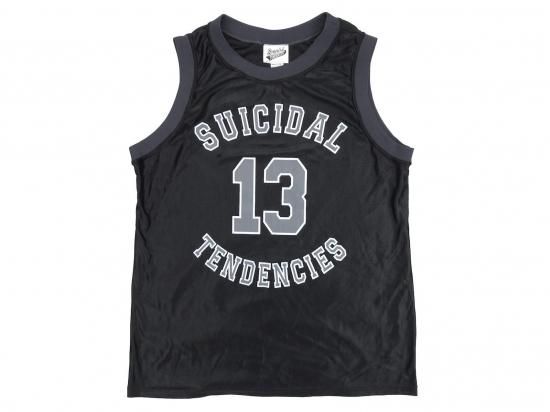 SUICIDAL TENDENCIES ƥǥ󥷡 Basketball Jersey Black Made in Venice Los Angeles USA