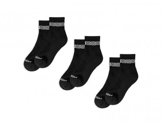 PRO CLUB ץ PC Link Ankle Socks 3PACK Black