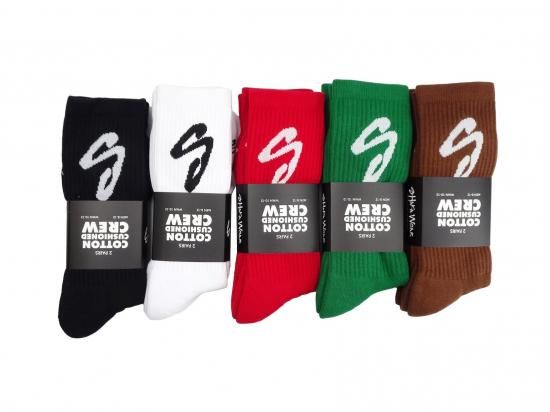 SHAKA WEAR  Long Crew Socks 2Pair Pack